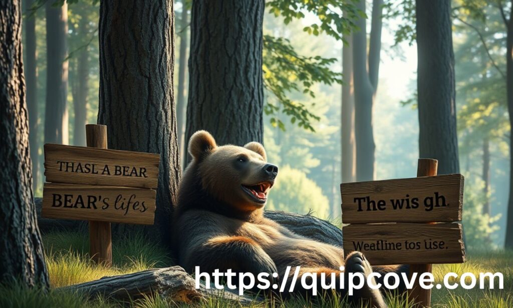 bear puns and jokes