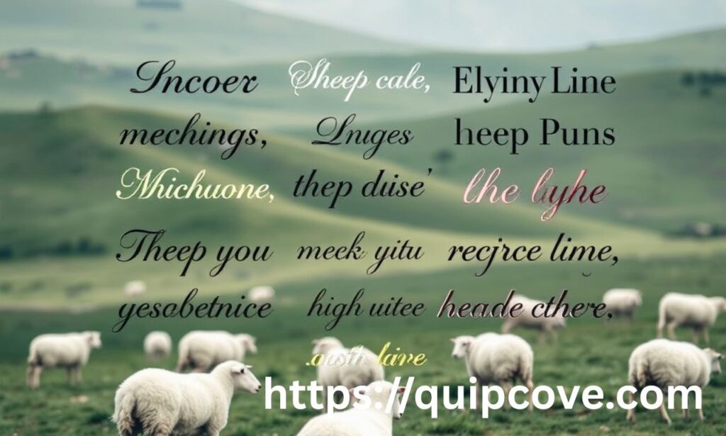 sheep puns and jokes